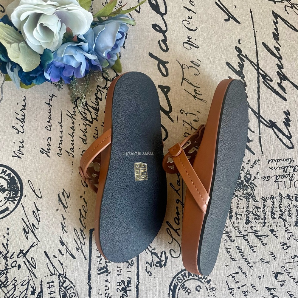 Tory Burch Miller Cloud Leather Thong Sandals Size EU 40 - Picture 4 of 12